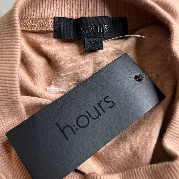 h:ours Caelie Tee Dress Size Xs Extra Small Tan  Brown - Picture 6 of 8